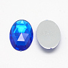 Acrylic Rhinestone Flat Back Cabochons GACR-Q011-10x14-05-2