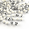 Opaque Acrylic Beads SACR-S747-10-1