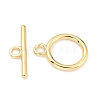 Rack Plating Brass Toggle Clasps X-KK-B036-12G-2