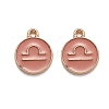 Alloy Enamel Pendants ENAM-S124-01B-11K-1