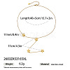 304 Stainless Steel Y Tassel Lariat Necklaces for Women WG3907F-01-2
