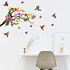 Translucent PVC Self Adhesive Wall Stickers STIC-WH0015-264-3