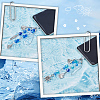 6Pcs 2 Styles Glass & Alloy Mobile Straps HJEW-SC0001-89-4