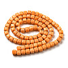 Natural Agate Beads Strands G-M422-A01-02O-3