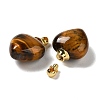Natural Tiger Eye Perfume Bottle Pendants G-Z039-03G-05-2
