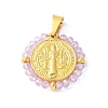 304 Stainless Steel Pendants KK-K399-01G-2