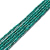 Synthetic Malachite Beads Strands G-A021-03A-1