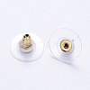 304 Stainless Steel Bullet Clutch Earring Backs STAS-S113-003G-2
