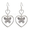 Heart Alloy Dangle Earrings EJEW-JE05534-02-1