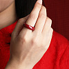 Cinnabar Finger Rings FS-WGB4F46-04-5