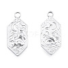 Non-Tarnish 201 Stainless Steel Pendants STAS-N098-254P-1