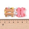 Opaque Resin Pendants MACR-P043-O01-3