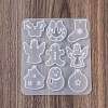 Christmas Pendants DIY Silicone Mold DIY-K073-19D-4