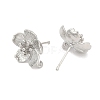 Brass Stud Earring Findings LS-KK-Z099-05P-03-2