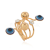 Fashionable Lady's Evil Eye Ring VX9344-5
