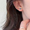 Butterfly 999 Fine Silver Enamel Stud Earrings FS-WG044EC-01-3