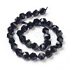 Natural Black Onyx Beads Strands G-K282-01C-2