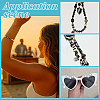 32Pcs 26 Style Natural Black Stone and Gold Enamel Beads G-PH0003-23-5