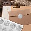 34 Sheets Silver Foil Embossed PET Picture Sticker DIY-WH0528-005-6