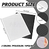 14Pcs 2 Colors PVC Plastic Sheets AJEW-NB0006-41-2
