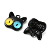 Alloy Enamel Charms FIND-G061-10EB-2