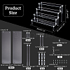 4-Tier Assembled Transparent Acrylic Organizer Display Risers ODIS-WH0029-86A-2