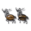 Alloy Elk Brooches JEWB-A021-02AS-08-1