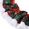 Cloth Pet's Christmas Lace Bandanas AJEW-D051-05G-2