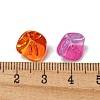 Electroplated Glass Beads GLAA-G119-01A-3