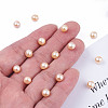 Half Drilled Natural Cultured Freshwater Pearl Beads PEAR-N020-06A-9