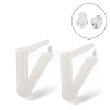 Hypoallergenic Bioceramics Zirconia Ceramic Stud Earrings EJEW-F340-04V-1