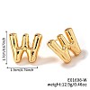 Brass Stud Earrings UV9543-23-1