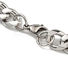 Non-Tarnish 201 Stainless Steel Curb Chain Necklaces NJEW-Q336-12B-P-6