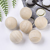 Unfinished Wood Beads X-WOOD-T014-40mm-5