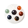 7Pcs 2 Styles Chakra Natural Quartz Crystal Base Seven Star Group Display Decorations DJEW-K031-01A-01-1