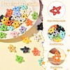 40Pcs 2 Styles Rubberized Style Opaque Acrylic Beads OACR-YW0004-45-5