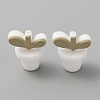 Leaf Pot Food Grade Eco-Friendly Silicone Beads SIL-WH0014-18A-1