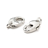 Rack Plating Brass Lobster Claw Clasps KK-G416-24P-2