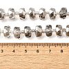 Transparent Electroplate Glass Beads Strands EGLA-P062-01A-03-4