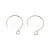 Ion Plating(IP) 304 Stainless Steel Earring Hooks STAS-L216-02A-RG-2