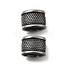 304 Stainless Steel Tube Beads STAS-D382-09AS-1