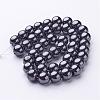 Non-Magnetic Synthetic Hematite Round Beads Strands X-G-H1624-10mm-1-2