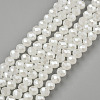 Electroplate Glass Beads Strands EGLA-A034-J8mm-A01-1