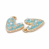 Alloy Enamel Pendants PALLOY-P287-14LG-03-3