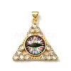Real 18K Gold Plated Brass Pendants KK-L209-007G-06-1