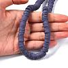 Flat Round Handmade Polymer Clay Beads CLAY-R067-10mm-04-7