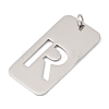 304 Stainless Steel Pendants STAS-M115-01P-R-2