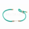 Braided Nylon Cord Bracelet Making MAK-A017-D01-09G-2