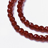 Natural Carnelian Beads Strands X-G-F596-12A-4mm-3