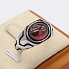 316L Surgical Stainless Steel and Synthetic Gemstone Finger Rings for Men FS-WG3E90C-27-1